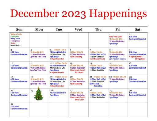 Perry Farm December 2023 Happenings