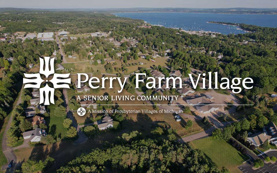 Perry Farm Village logo and photo